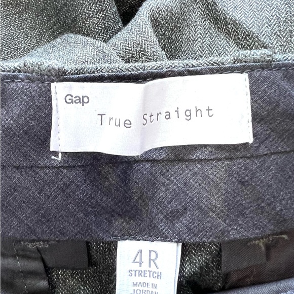 GAP Black Dress Pants Straight-Leg 4R - Picture 2 of 8